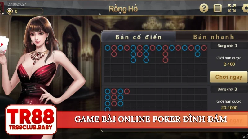 Game bài online poker đình đám