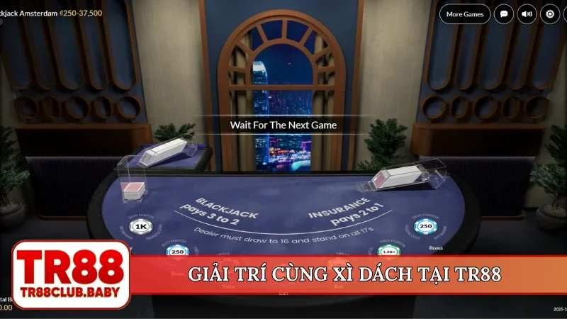 Giải trí cùng xì dách tại TR88