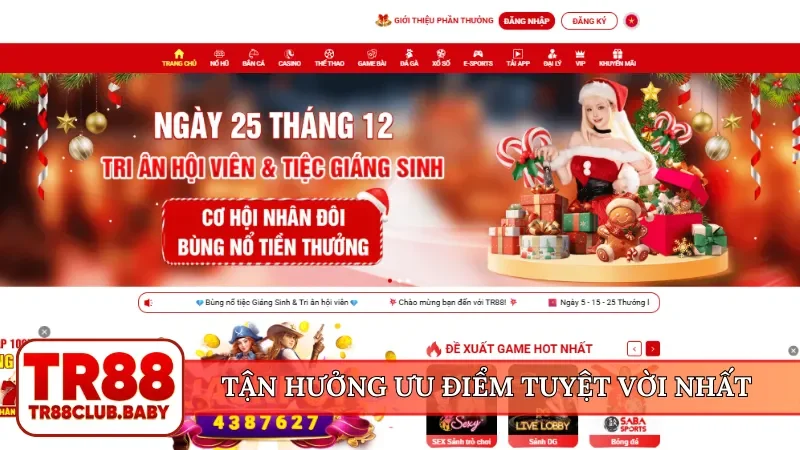 Tận hưởng ưu điểm tuyệt vời nhất