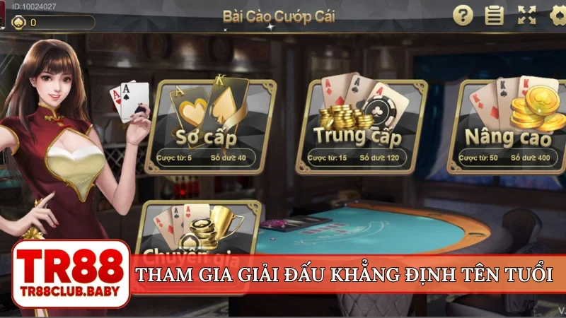 Tham gia giải đấu khẳng định tên tuổi