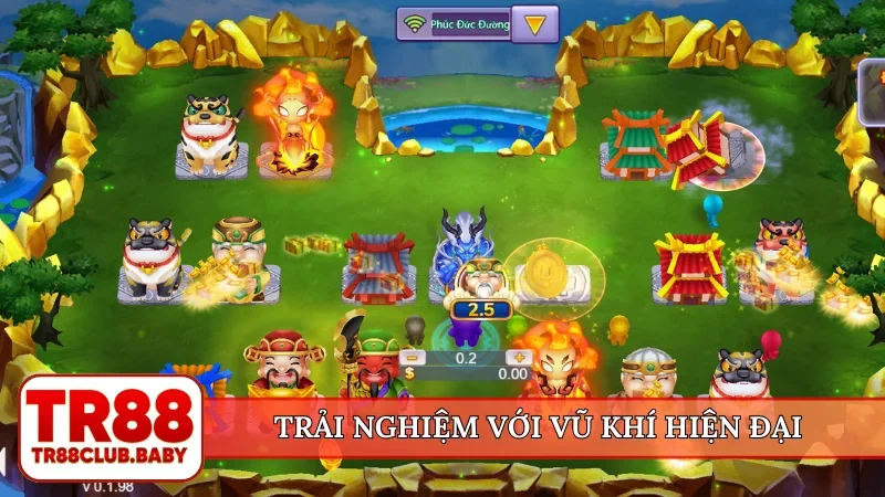 Trải nghiệm với vũ khí hiện đại